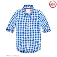 heren abercrombie fitch plaid lang overhemd moose logo saffier Sport Kleren Kopen j6vka694